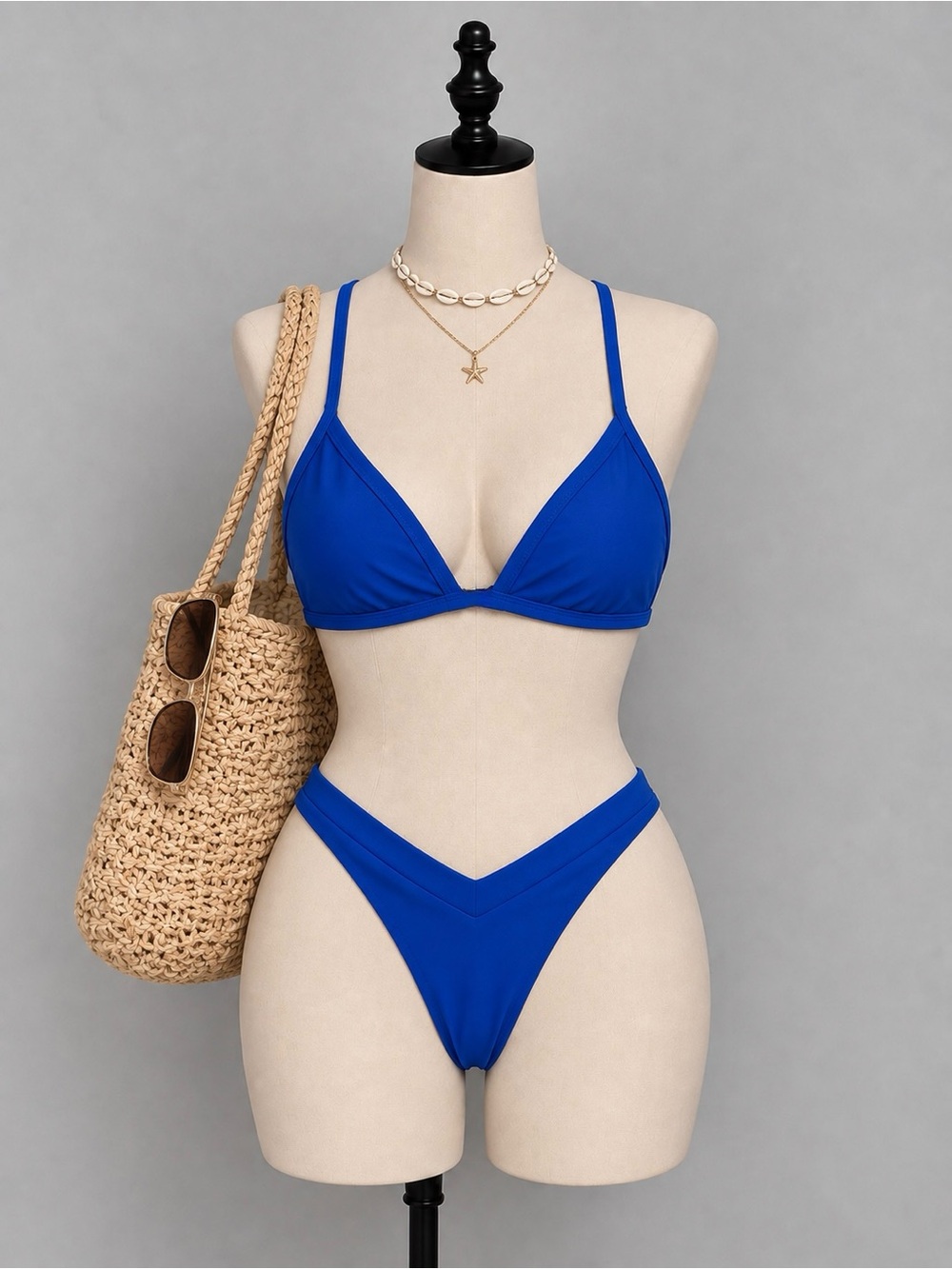 Blue Women's Swimwear Set